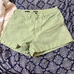 Wild fable green high rise mom shorts